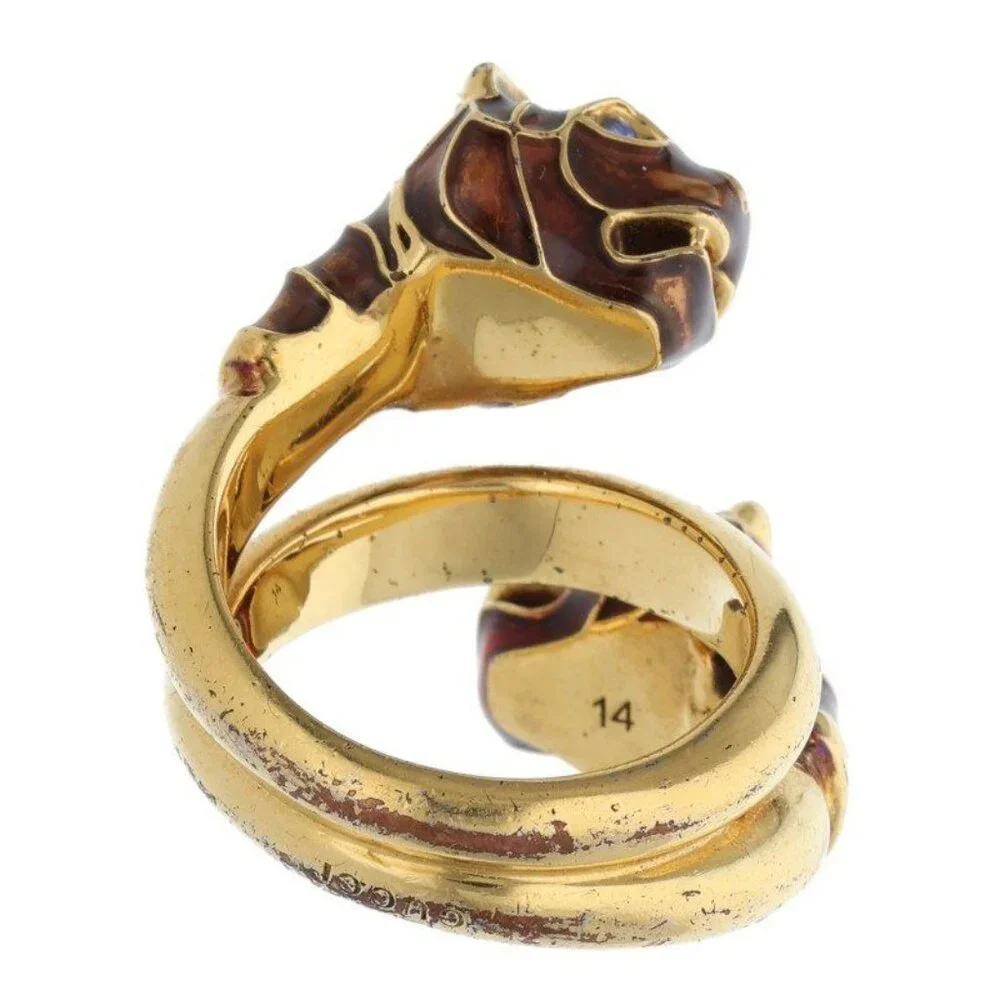 Gucci Garden Snake Ring 14 no 13.5 - Picture 2 of 5